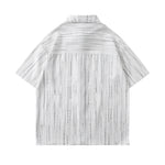 Vintage Striped Short Sleeve Shirt