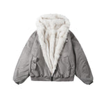 Reversible cotton-padded jacket