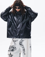 빈티지 가죽 자켓