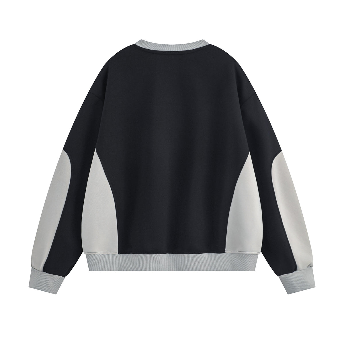 Simple and versatile contrasting color sweatshirt