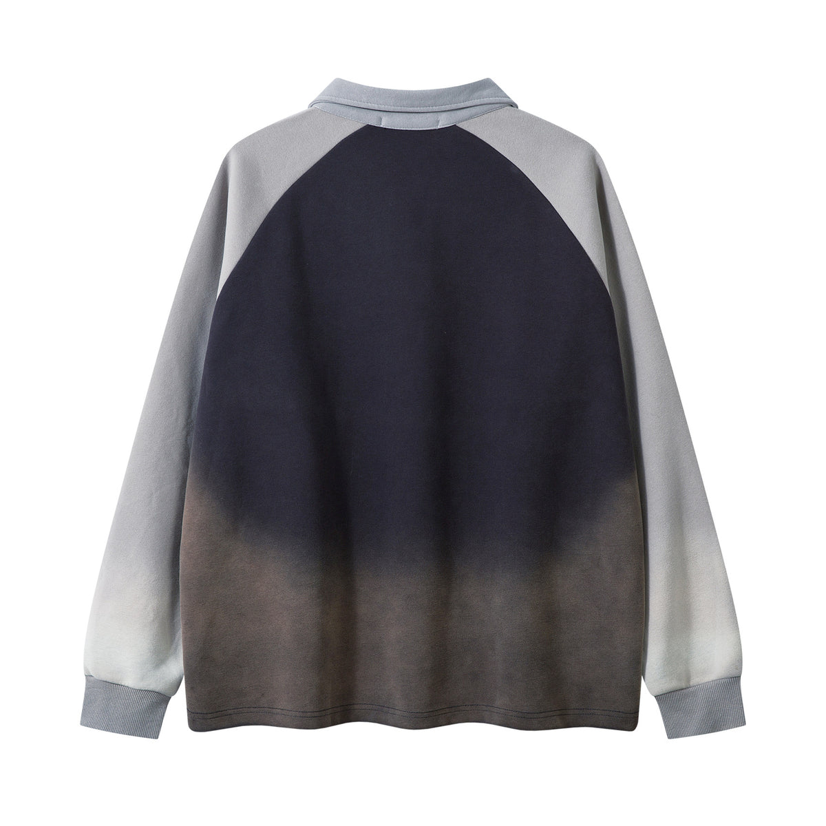 Retro washed patchwork sweatshirt