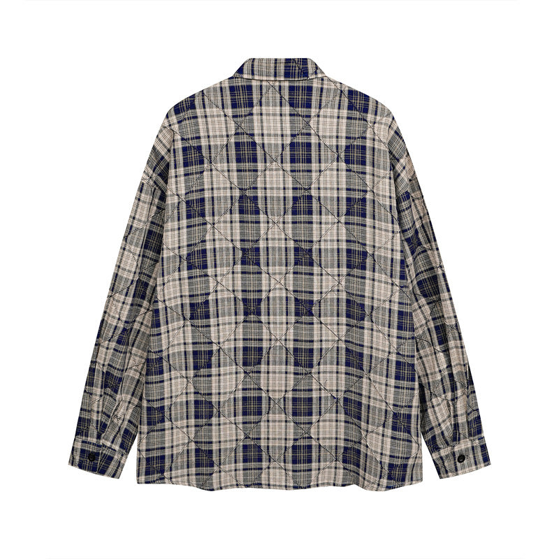 vintage plaid long sleeve shirt