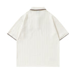 레트로 컬리지 스타일 베어 반팔