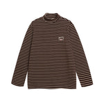 Embroidered striped long sleeves