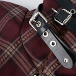 레트로 플레이드 코튼 재킷