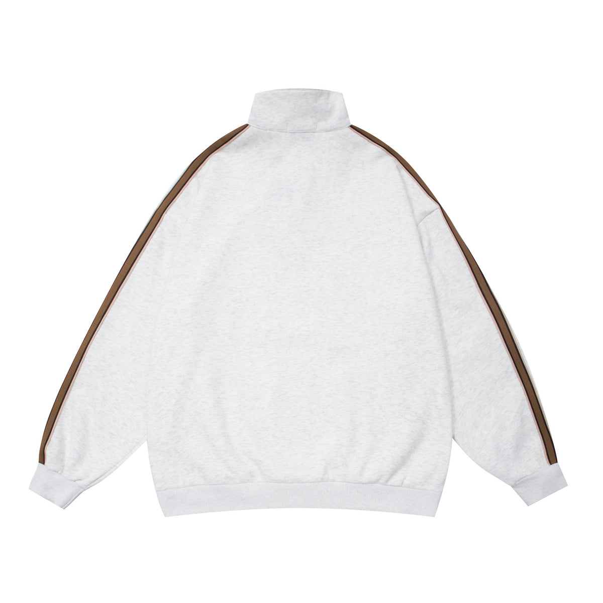 Retro stand collar sweatshirt