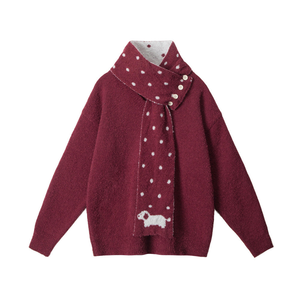 Loose and sweet knitwear