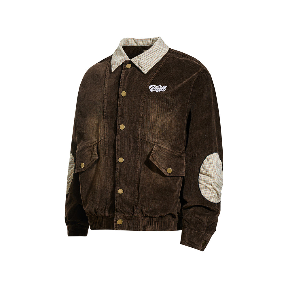 패치워크 자수 캐주얼 재킷