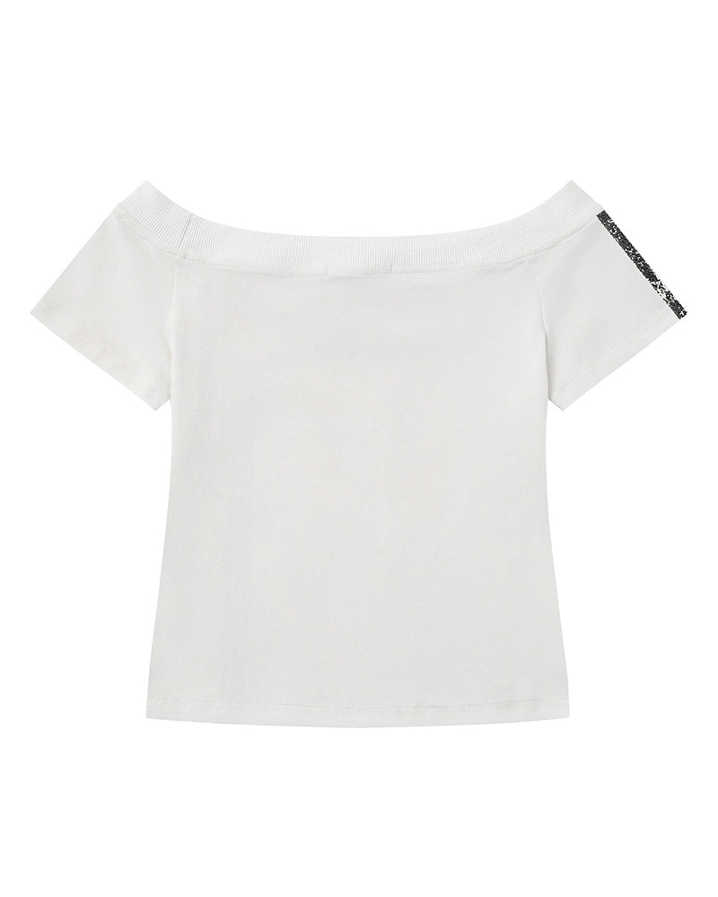 Retro sports short sleeves