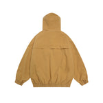 Vintage embroidered hooded jacket