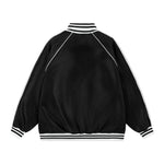 Retro letter print jacket