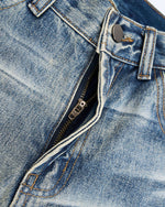 Retro casual straight leg jeans