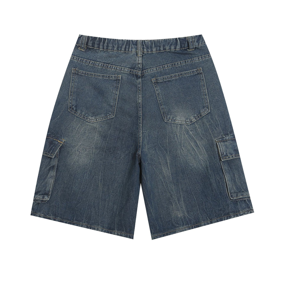 American retro denim shorts