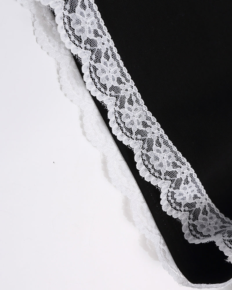 레이스 장식 반바지