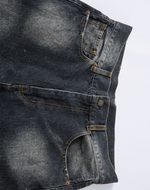 Washed gradient jeans