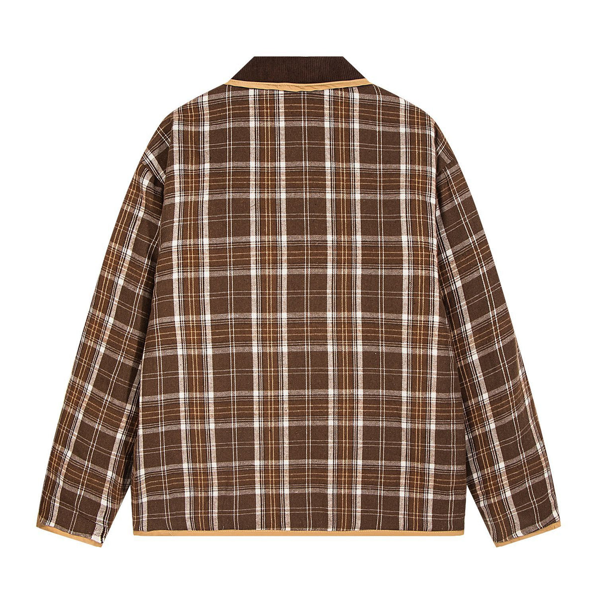 Retro fun plaid reversible jacket