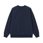 復古拼接撞色圓領衛衣