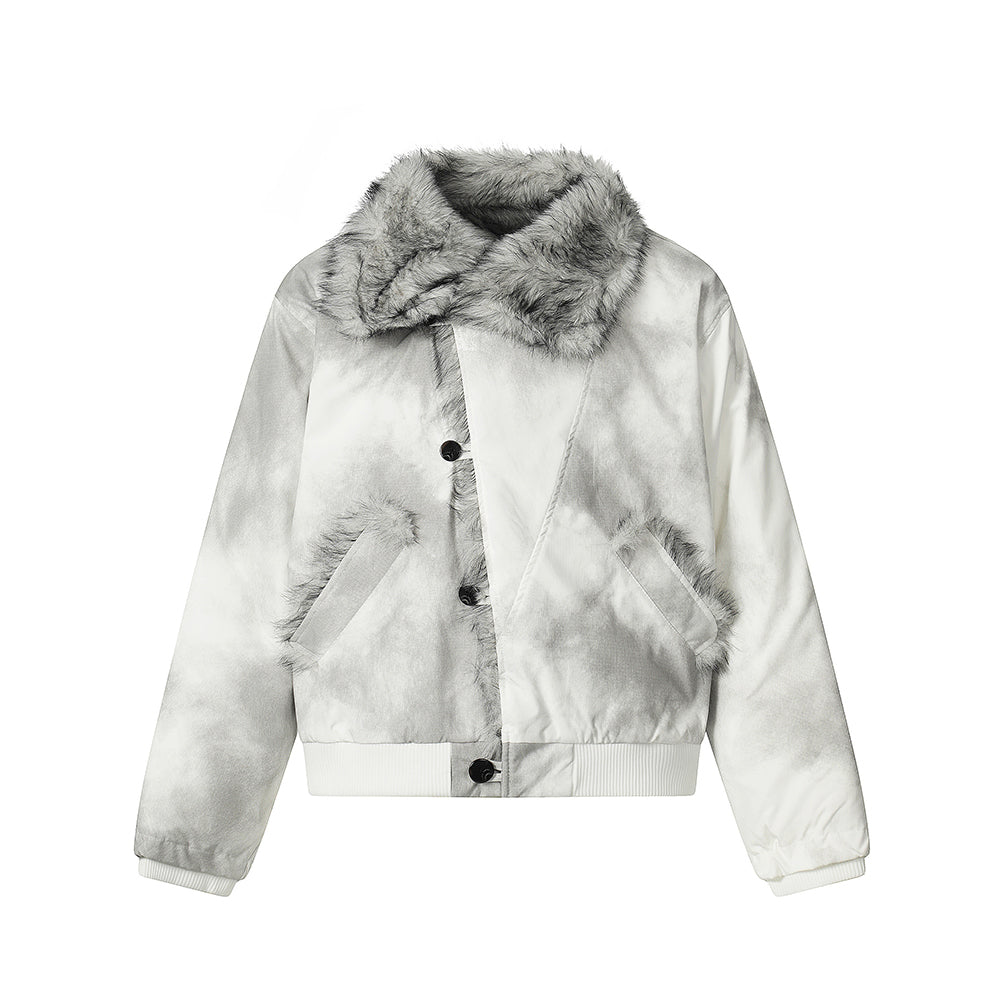 Short, versatile cotton-padded jacket