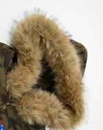 Retro letter thick coat