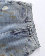 做舊破洞牛仔褲