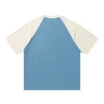 콘트라스트 컬러 라글런 반팔