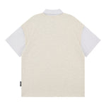 可拆卸領帶假兩件短袖