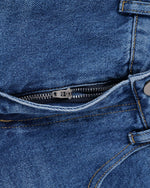 Vintage distressed denim shorts