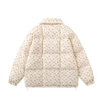 Retro floral embroidered patchwork cotton jacket