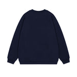 復古印花圓領衛衣