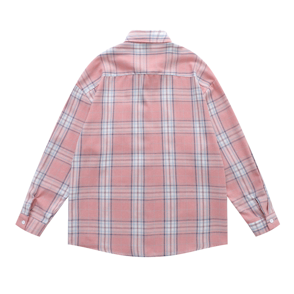 retro plaid long sleeve shirt