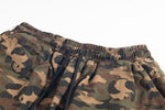 Vintage washed camouflage pants