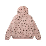 귀여운 후드 램스울 재킷