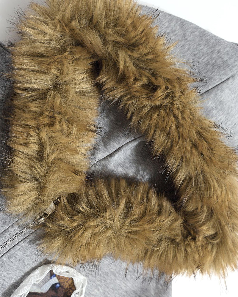 可愛小狗連帽外套