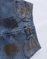 做舊休閑牛仔褲