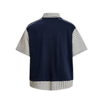 假兩件拼接短袖