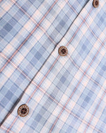 Retro colorblock short-sleeved shirt