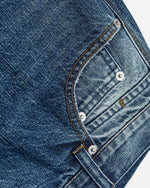 潑墨破洞牛仔褲