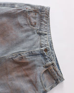 復古做舊牛仔褲