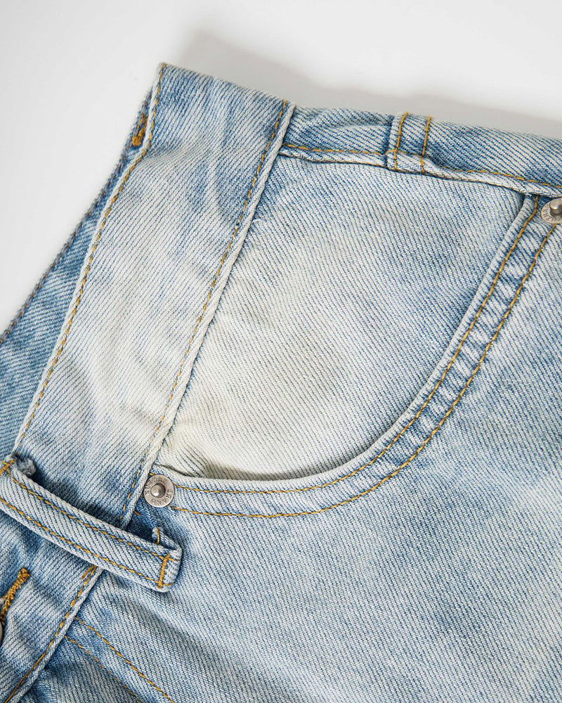 Simple straight leg jeans