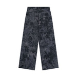 復古蛇紋休閑褲