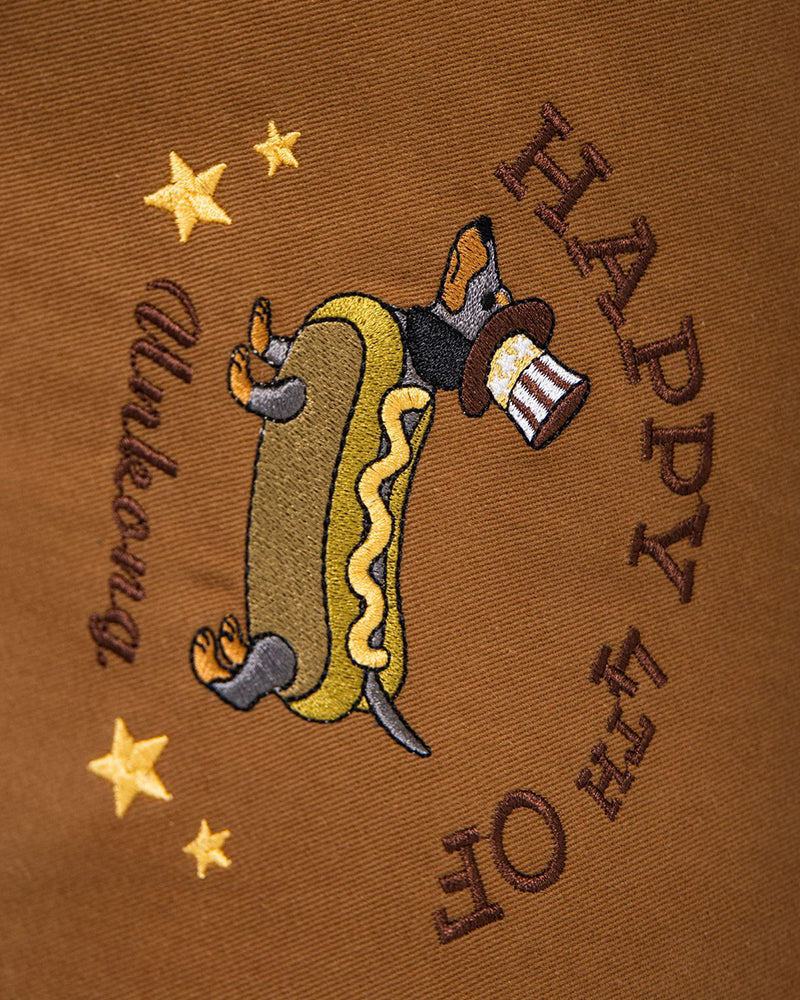 復古小狗撞色外套