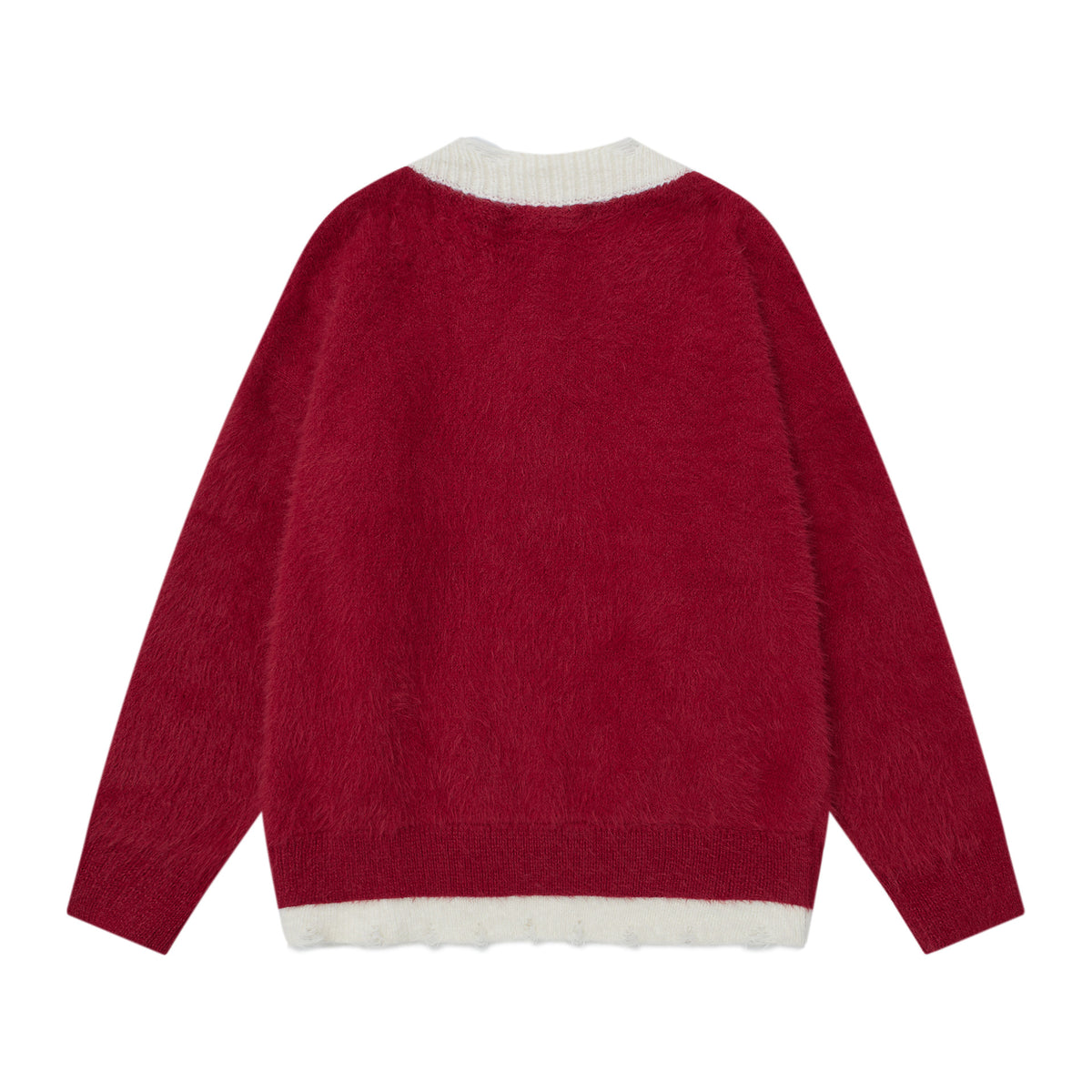 Retro Christmas Contrast Sweater