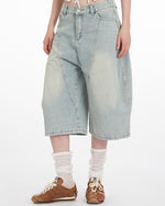 Vintage cropped jeans