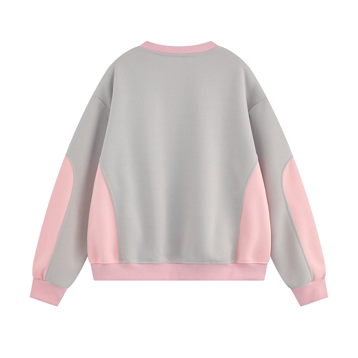 Simple and versatile contrasting color sweatshirt