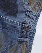 做舊休閑牛仔褲