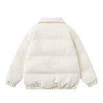 Retro bow cotton jacket