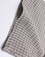 Retro colorblock short-sleeved shirt