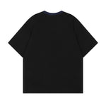 Cute hand-painted cat short sleeves