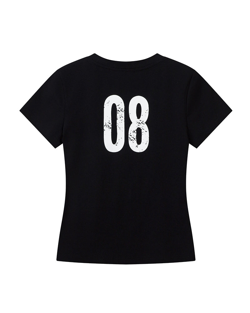 V-neck athletic t-shirt
