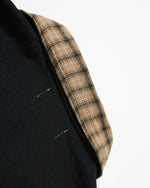 Patchwork plaid embroidered coat